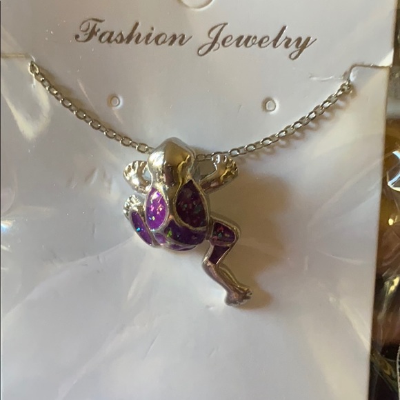Silver Colored Frog Necklaces - Picture 5 of 8